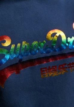 Superdry RAINBOW GRAPHIC LOGO - Hoodie - Nautical Navy -Superdry Shop 5f63eeabde5e4da09a8715be2e569d7c