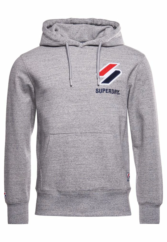 Superdry Hoodie - Grey Slub Grindle 4 Superdry Hoodie - Grey Slub Grindle - Image 4