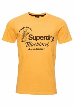 Superdry CORE LOGO AMERICAN CLASSIC - Print T-shirt - Pigment Yellow -Superdry Shop 5f8050a5f01d4b3e85477952a36c28a6
