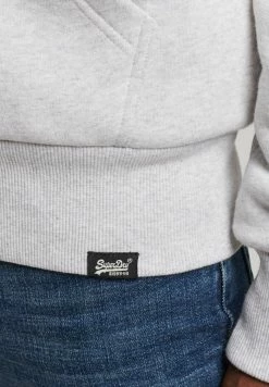 Superdry BORG - Zip-up Sweatshirt - Glacier Grey Marl -Superdry Shop 5f8412e40e27468788fca7608ec4da7d