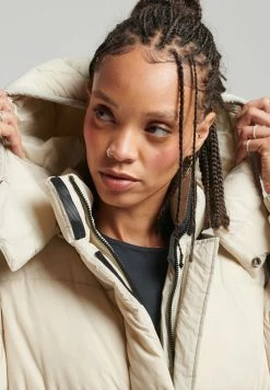 Superdry Winter Coat - Pelican -Superdry Shop 5fb241e4580f46b999608e53411fd81e