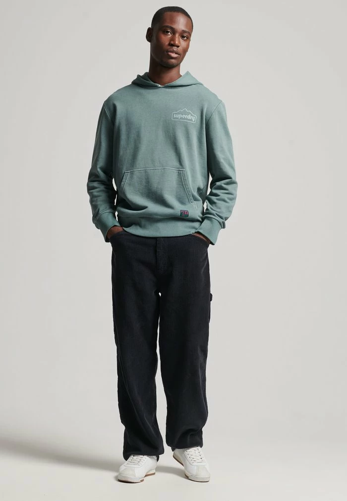 Superdry Hoodie - Drius Green 2 Superdry Hoodie - Drius Green - Image 2