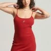Superdry ESSENTIAL STRAPPY - Shift Dress - Risk Red