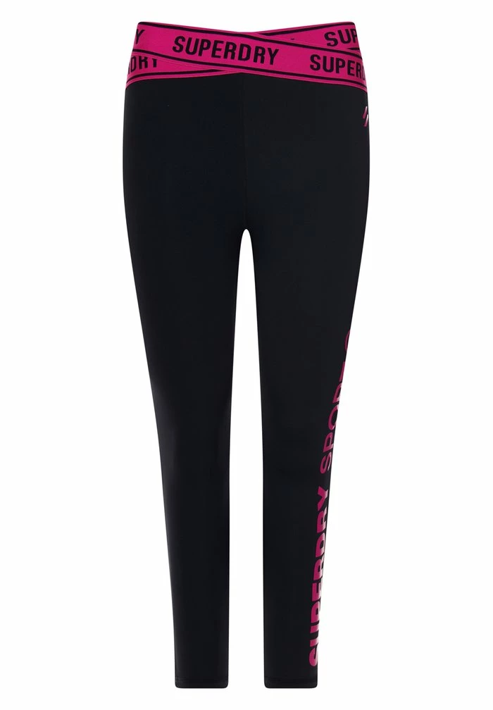 Superdry Leggings - Trousers - Black Raspberry Sorbet 6 Superdry Leggings - Trousers - Black Raspberry Sorbet - Image 6
