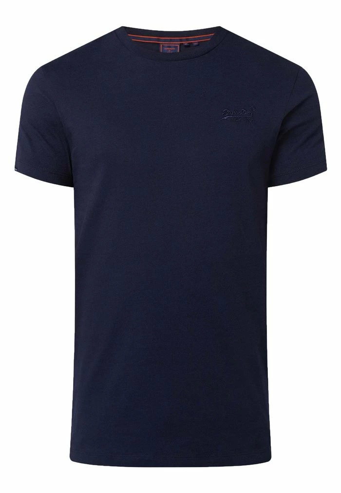 Superdry Basic T-shirt - Marineblau 4 Superdry Basic T-shirt - Marineblau - Image 4