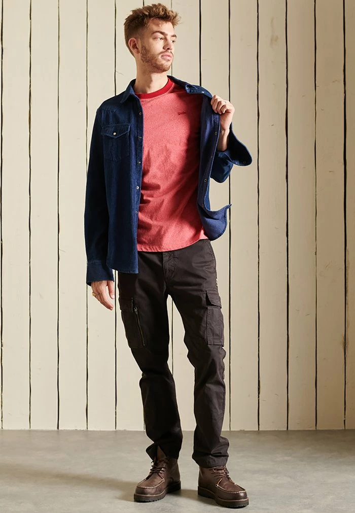 Superdry Basic T-shirt - Monroe Red Grit 3 Superdry Basic T-shirt - Monroe Red Grit - Image 3