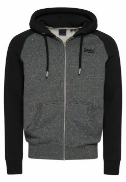 Superdry VINTAGE LOGO BASEBALL - Zip-up Sweatshirt - Black 9 Superdry VINTAGE LOGO BASEBALL - Zip-up Sweatshirt - Black -Superdry Shop 611f7da32a76438895c4a4a779e2b80e