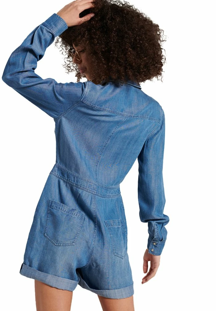 Superdry Jumpsuit - Mid Wash 2 Superdry Jumpsuit - Mid Wash - Image 2