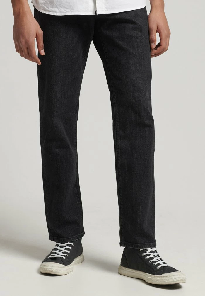 Superdry TAILORED - Straight Leg Jeans - Bewick Black Used 1 Superdry TAILORED - Straight Leg Jeans - Bewick Black Used