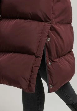 Superdry LONGLINE - Winter Coat - Rich Deep Burgundy -Superdry Shop 6170ad225f8042f98159feb913bd5449