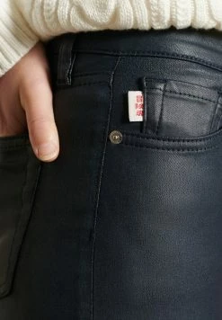 Superdry HIGH RISE - Jeans Skinny Fit - Coated Navy -Superdry Shop 61e6606adb164650a7695f522630225b