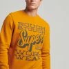 Superdry VINTAGE SIGN WRITER CREW - Sweatshirt - Sudan Brown