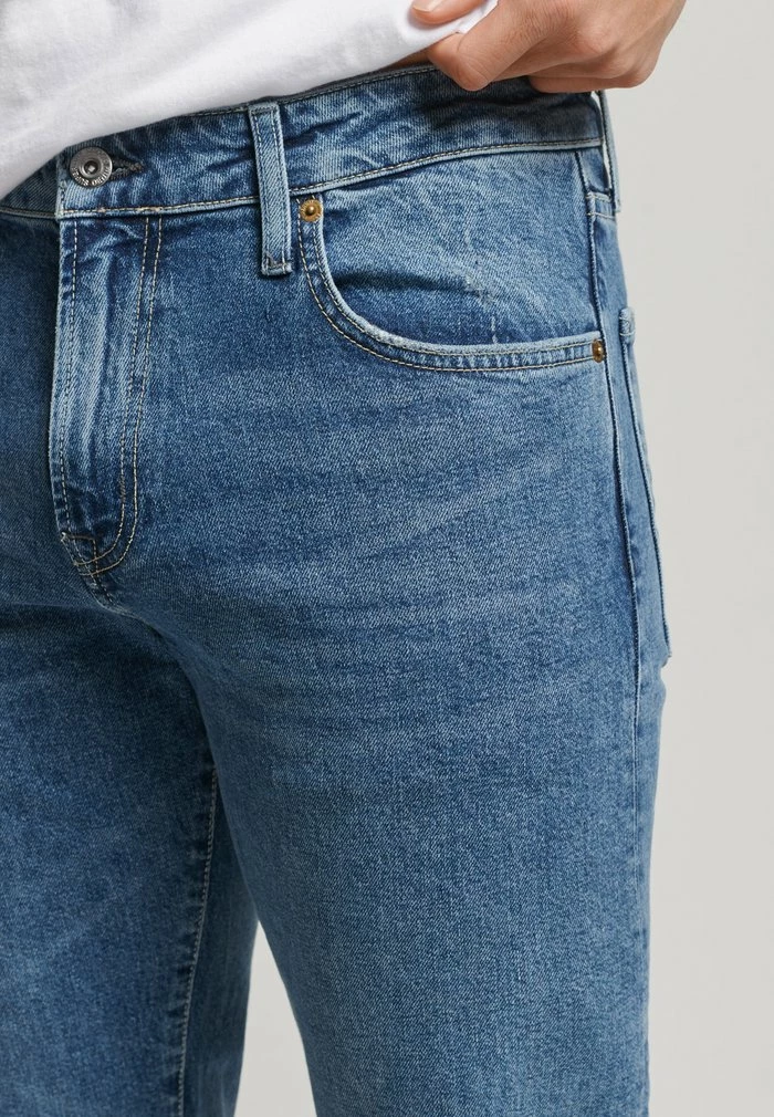 Superdry TAILORED - Straight Leg Jeans - Boyce Vintage Blue 4 Superdry TAILORED - Straight Leg Jeans - Boyce Vintage Blue - Image 4
