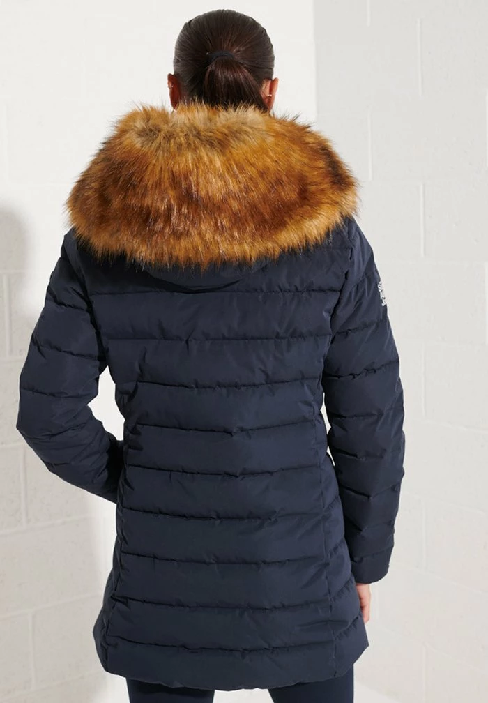 Superdry Winter Coat - Navy 2 Superdry Winter Coat - Navy - Image 2