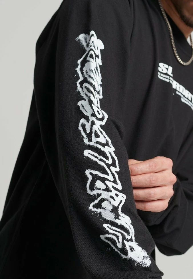 Superdry X SURPLUS LONG SLEEVE - Long Sleeved Top - Black 4 Superdry X SURPLUS LONG SLEEVE - Long Sleeved Top - Black - Image 4