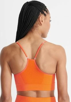 Superdry TRAINING SEAMLESS CONTOUR - Sports Bra - Jaffa Orange -Superdry Shop 627659c43ef24abe9c3965c1e38fadbc