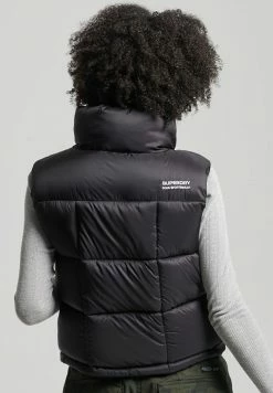 Alternative view of Superdry MOUNTAIN - Waistcoat - Black