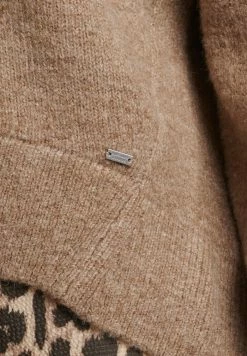 Superdry OVERSIZED V NECK - Jumper - Deep Camel Marl -Superdry Shop 62fb54611ce34762b5a169951a1105a8