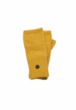 Superdry STUDIOS LUXE HALF - Fingerless Gloves - Golden Green