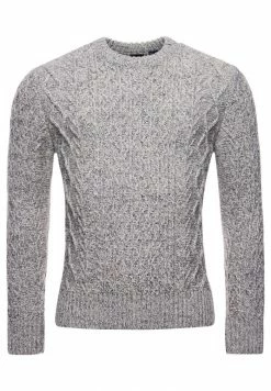 Superdry Jumper - Mottled Light Grey 7 Superdry Jumper - Mottled Light Grey -Superdry Shop 63486d82319f47d09be4758371d32f22