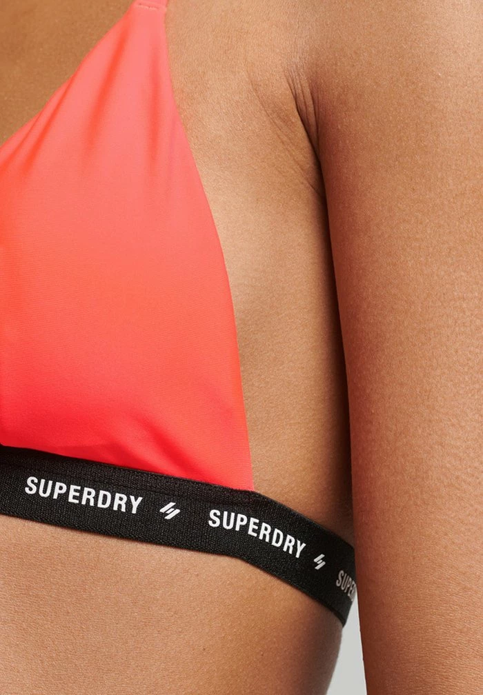 Superdry Bikini Top - Hyper Fire Coral 1 Superdry Bikini Top - Hyper Fire Coral