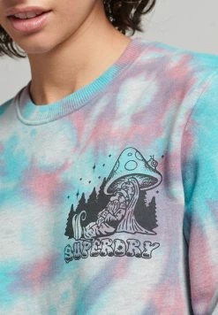 Superdry INTO THE WOODS - Sweatshirt - Glacier Grey Marl Tie Dye -Superdry Shop 63a8e379064846369290426e8ea9bc1c