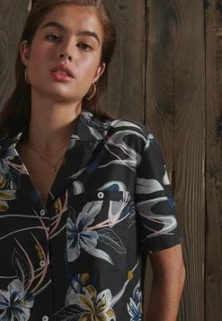 Superdry HAWAIIAN - Button-down Blouse - Black Hawaiian 5 Superdry HAWAIIAN - Button-down Blouse - Black Hawaiian -Superdry Shop 640db1c86b4a42c8bd0e736f6a1b91b7