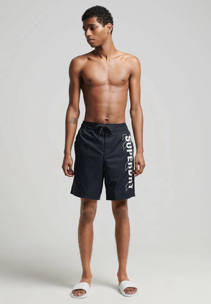 Superdry Swimming Shorts - Nautical Navy 2 Superdry Swimming Shorts - Nautical Navy - Image 2