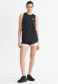 Superdry Sports Shorts - Black Aop