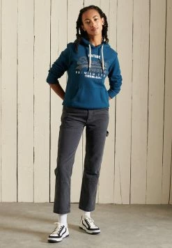 Superdry Hoodie - Blue Bottle