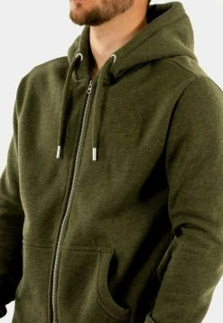 Superdry Zip-up Sweatshirt - Vert -Superdry Shop 649f7cf944b74282bb5de982a8baf18e