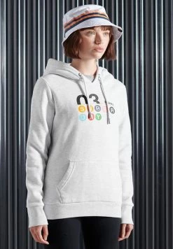 Alternative view of Superdry Hoodie - White