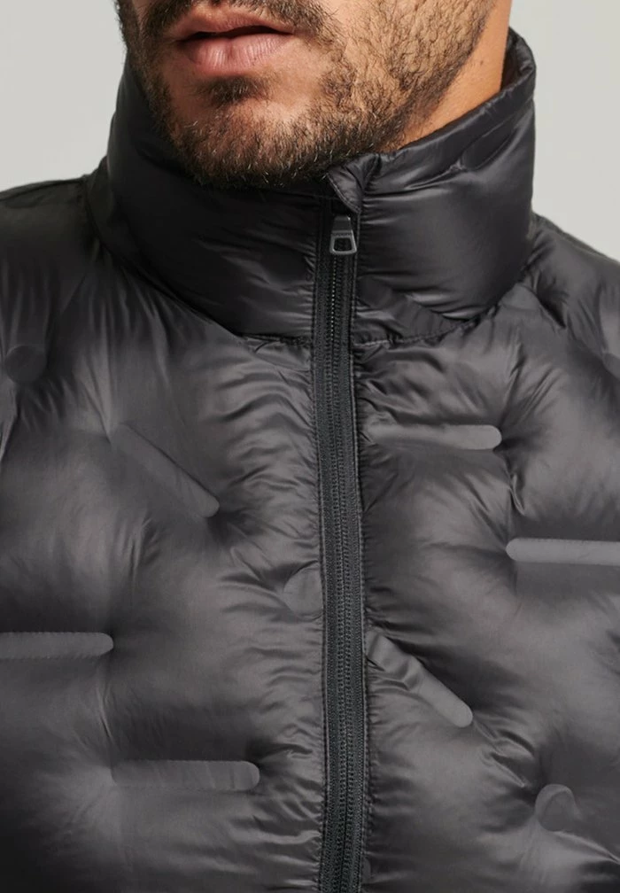 Superdry Waistcoat - Black 4 Superdry Waistcoat - Black - Image 4