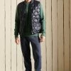 Superdry VINTAGE LOGO CREW - Sweatshirt - Heritage Pine Green Marl