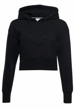 Superdry EXPEDITION EMBOSSED BOXY - Hoodie - Black -Superdry Shop 651e78ba2375459eb6fb4c9c6442e141