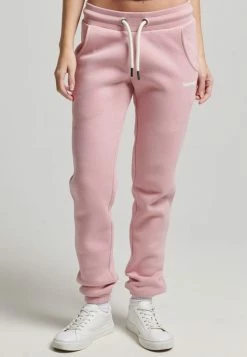 Superdry LA ATHLETIC - Tracksuit Bottoms - Soft Pink