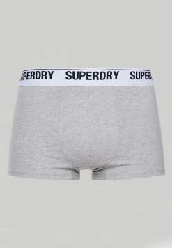 Superdry 3 PACK - Boxer Shorts - Black Grey Optic -Superdry Shop 657e02310db84c4795804aba5e1268a7