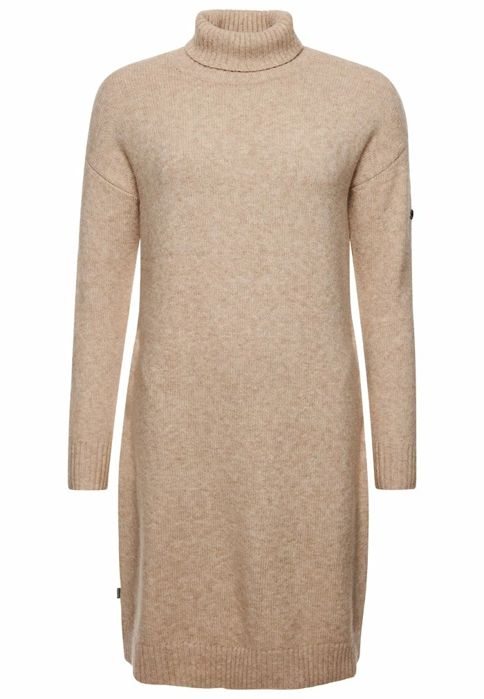 Superdry Jumper Dress - White Pepper Marl 5 Superdry Jumper Dress - White Pepper Marl - Image 5