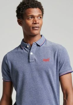 Superdry POOLSIDE - Polo Shirt - Royal -Superdry Shop 65cb4c2b68d2451ba6be9b128399f853