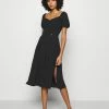 Superdry KALA SMOCKED MIDI DRESS - Day Dress - Black