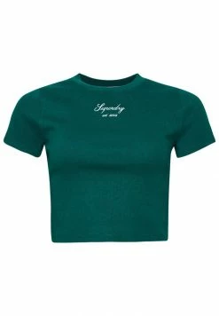Superdry Basic T-shirt - Mid Pine -Superdry Shop 667032241cbd4efd9ccec12180bdcade