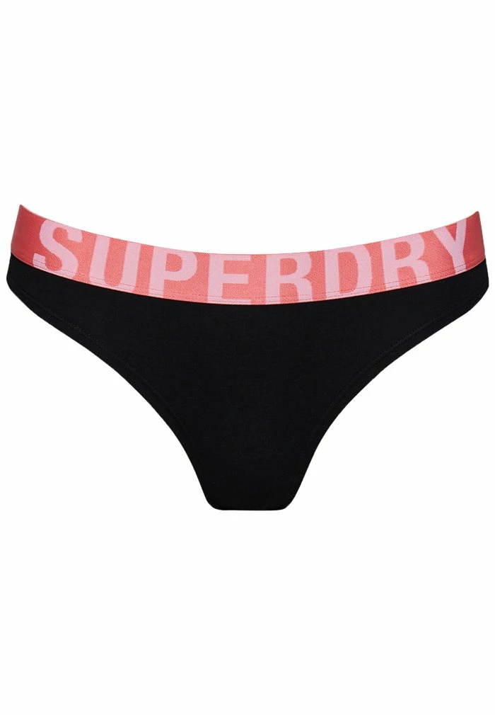 Superdry Bikini Bottoms - Black Fluro Coral 3 Superdry Bikini Bottoms - Black Fluro Coral - Image 3