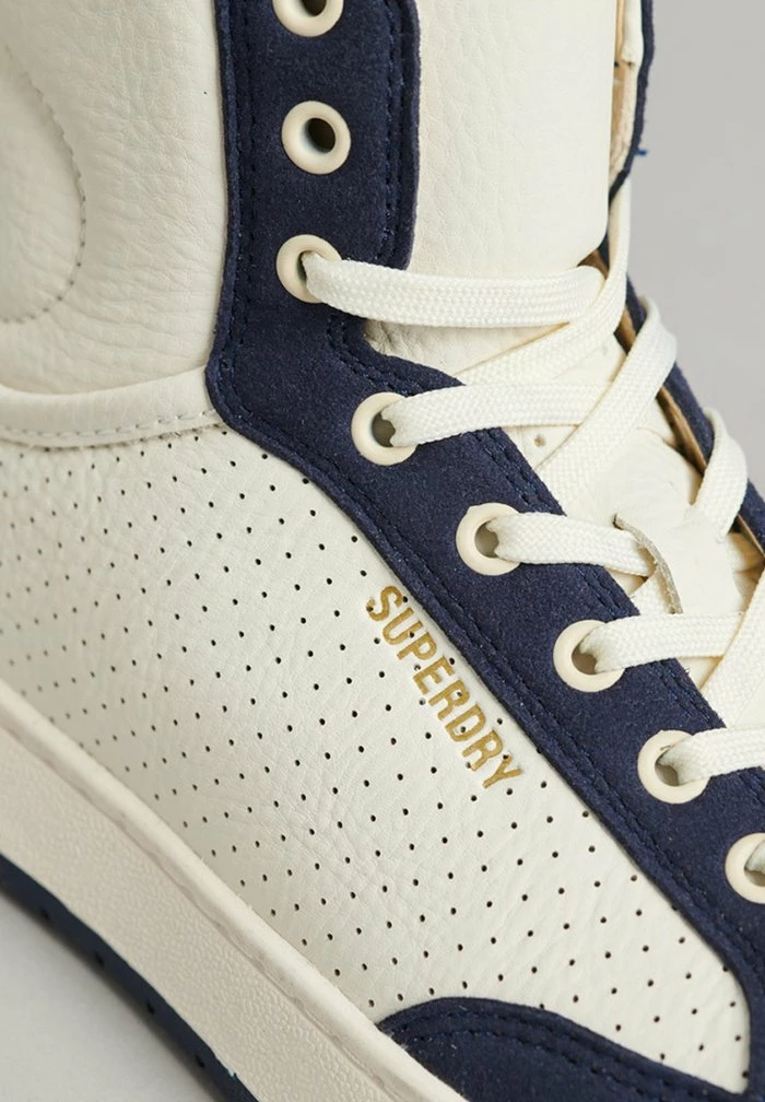 Superdry High-top Trainers - Off White Navy 5 Superdry High-top Trainers - Off White Navy - Image 5