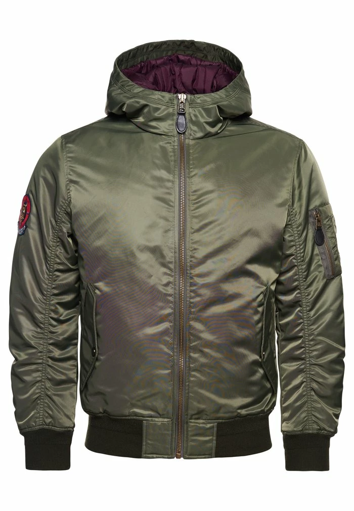 Superdry Bomber Jacket - Surplus Goods Olive 6 Superdry Bomber Jacket - Surplus Goods Olive - Image 6