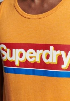 Superdry VINTAGE CORE - Top - Thrift Gold Marl -Superdry Shop 66fe3b6e82914d48bc2b03f1aaa5d55f