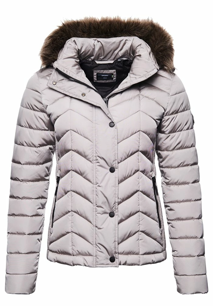 Superdry Winter Jacket - Silver 3 Superdry Winter Jacket - Silver - Image 3