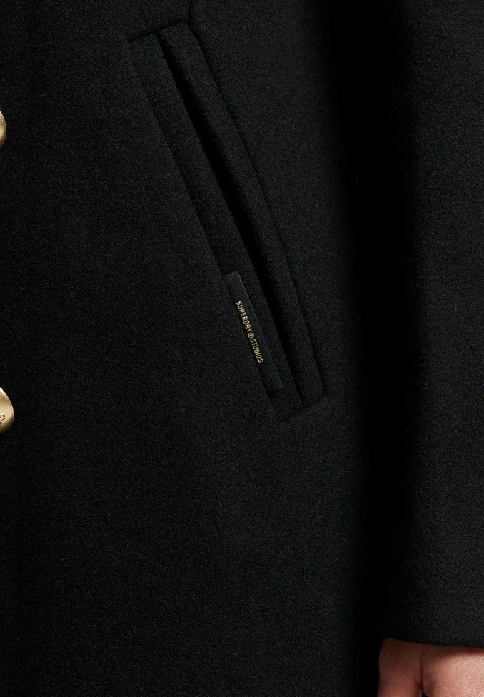 Superdry LONG MILITARY - Classic Coat - Black 5 Superdry LONG MILITARY - Classic Coat - Black - Image 5