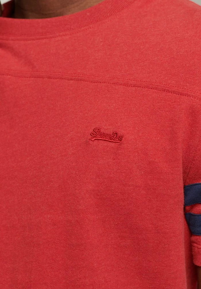 Superdry QUARTERBACK - Print T-shirt - Hike Red Marl 4 Superdry QUARTERBACK - Print T-shirt - Hike Red Marl - Image 4