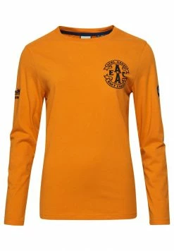 Superdry LONG SLEEVE - Long Sleeved Top - Track Gold -Superdry Shop 67bfe224eb894478997a9a2722717fb8