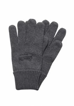 Superdry VINTAGE LOGO CLASSIC - Gloves - Rich Charcoal Marl